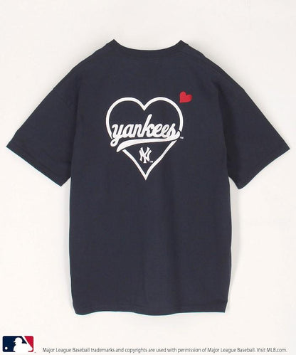 聯名 MLB 後背愛心印花 T恤