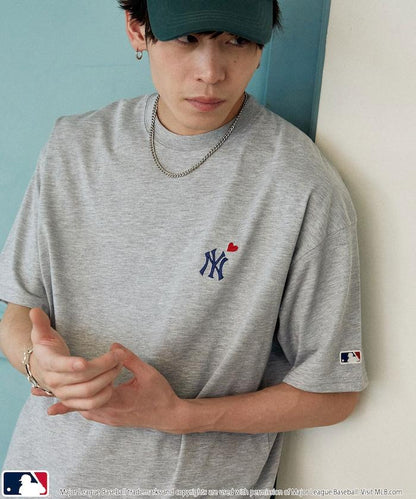 聯名 MLB 後背愛心印花 T恤