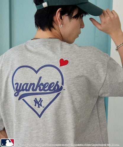 聯名 MLB 後背愛心印花 T恤