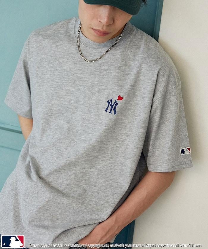 聯名 MLB 後背愛心印花 T恤