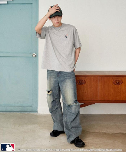 聯名 MLB 後背愛心印花 T恤