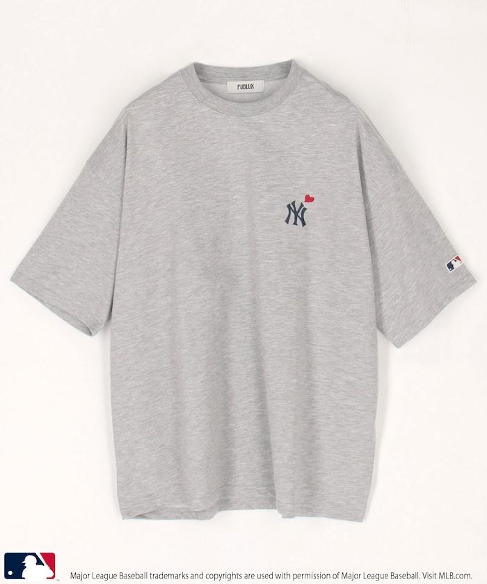 聯名 MLB 後背愛心印花 T恤