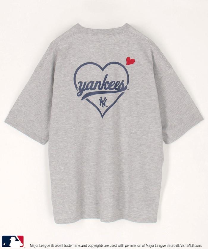 聯名 MLB 後背愛心印花 T恤