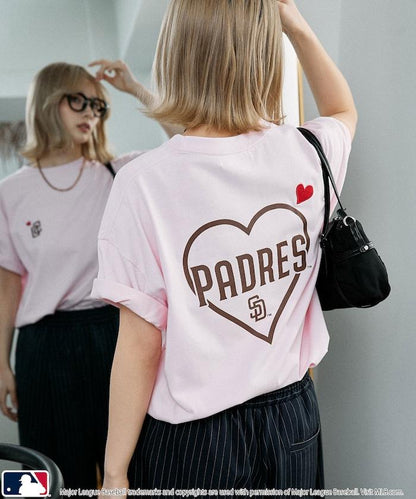 聯名 MLB 後背愛心印花 T恤