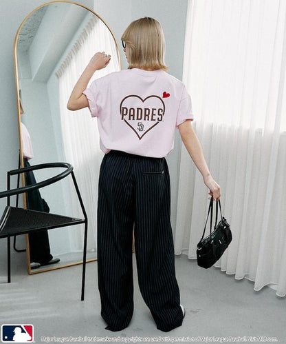 聯名 MLB 後背愛心印花 T恤