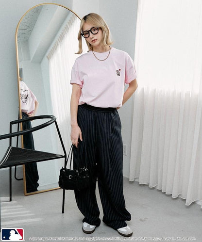 聯名 MLB 後背愛心印花 T恤