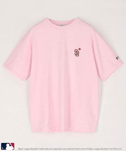 聯名 MLB 後背愛心印花 T恤