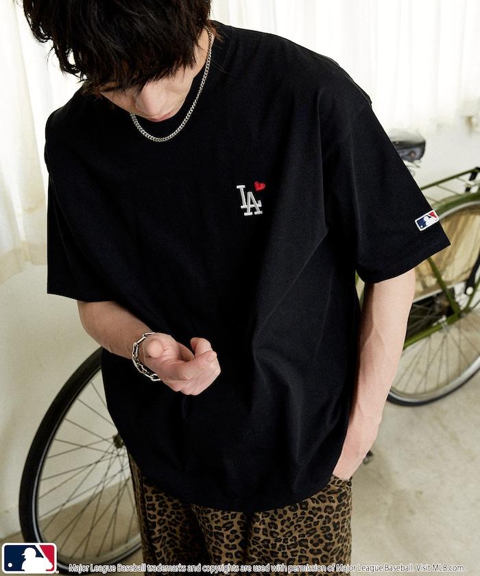 聯名 MLB 後背愛心印花 T恤