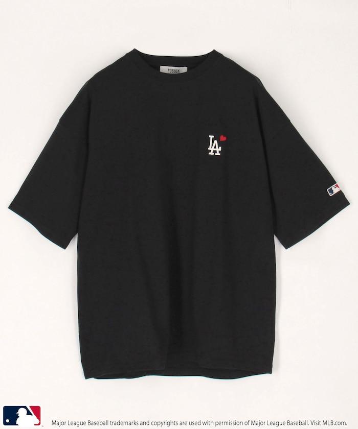 聯名 MLB 後背愛心印花 T恤
