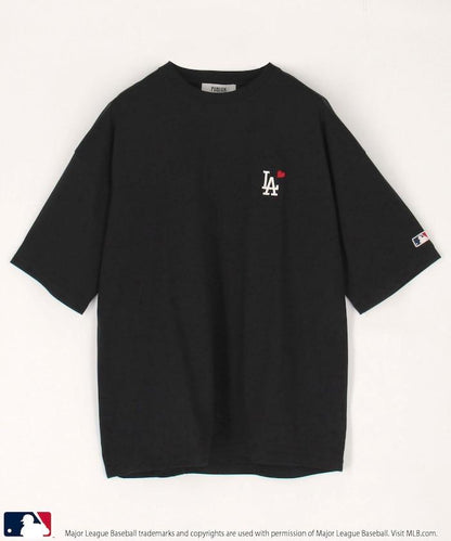 聯名 MLB 後背愛心印花 T恤