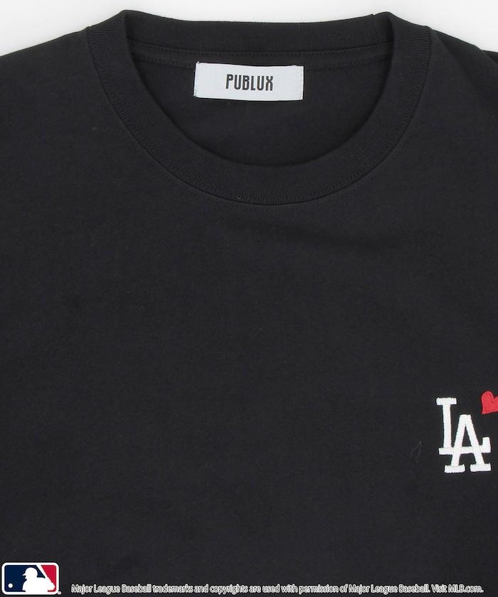 聯名 MLB 後背愛心印花 T恤