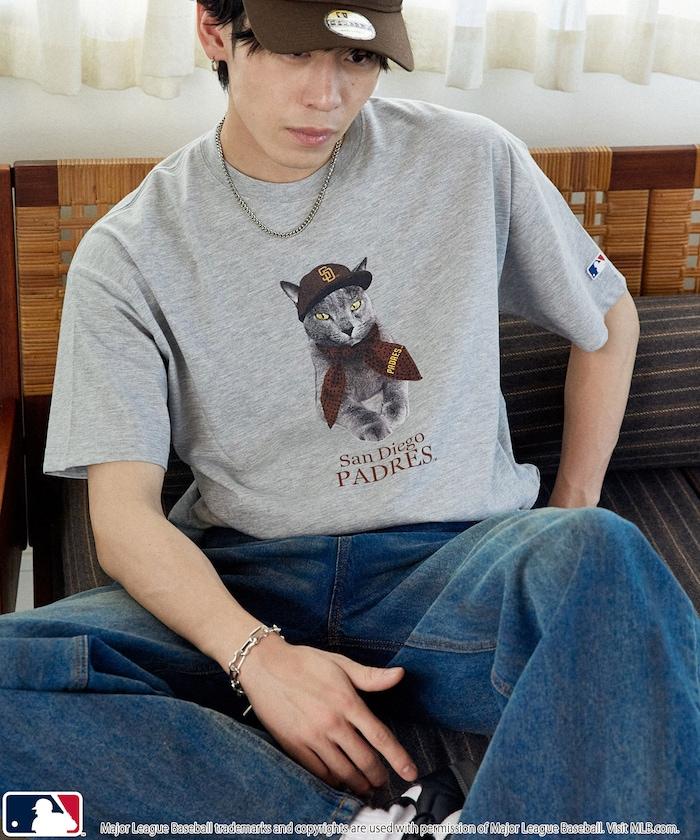 聯名 MLB 動物印花T恤