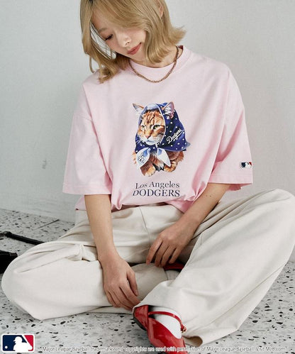 聯名 MLB 動物印花T恤