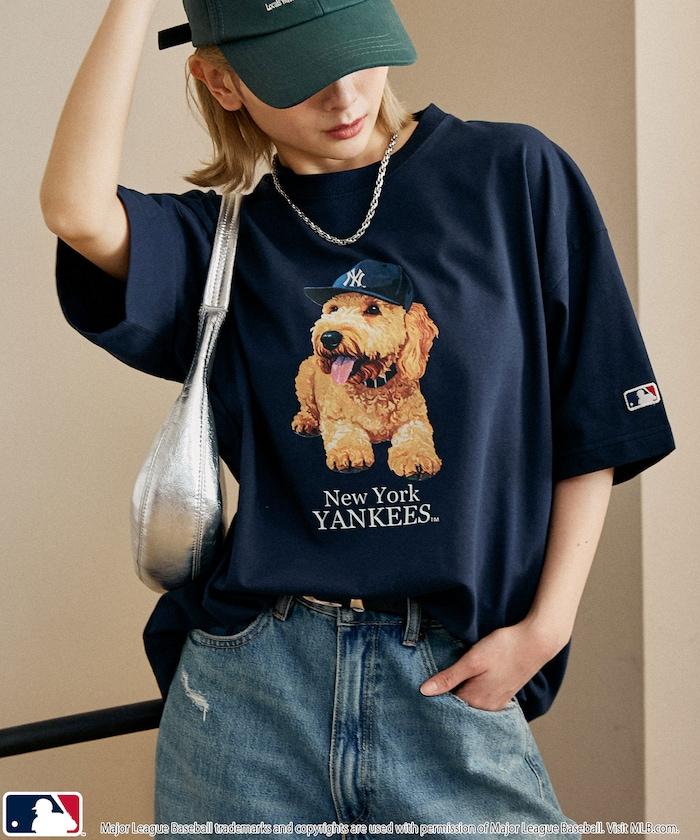 聯名 MLB 動物印花T恤
