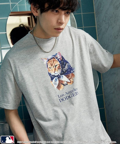聯名 MLB 動物印花T恤