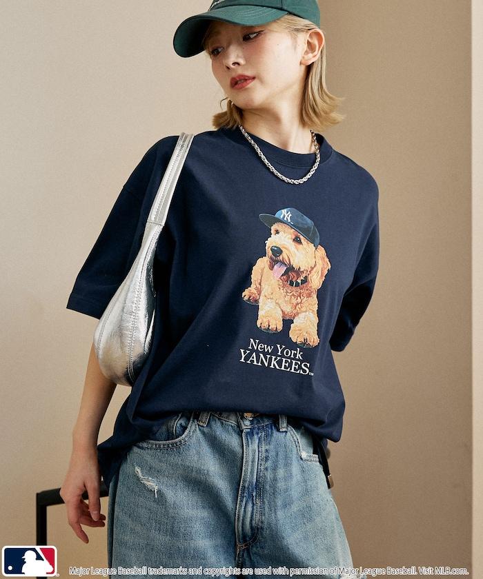 聯名 MLB 動物印花T恤