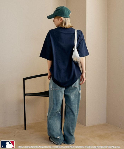 聯名 MLB 動物印花T恤