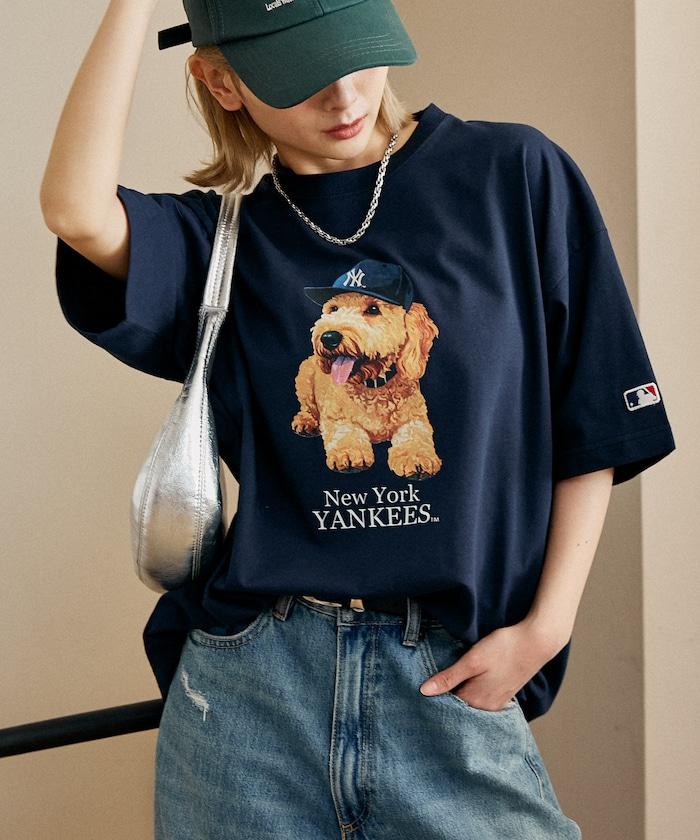 聯名 MLB 動物印花T恤