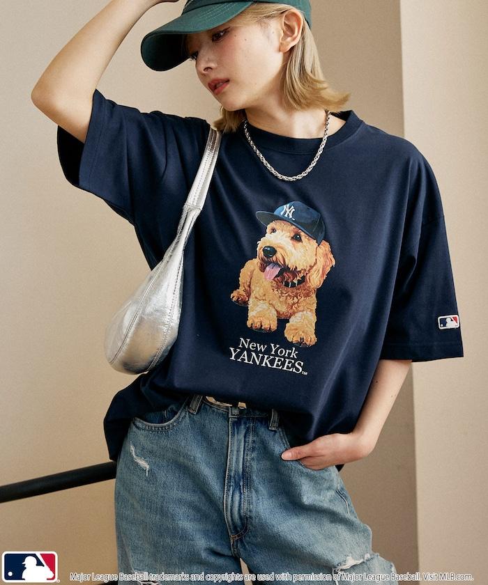 聯名 MLB 動物印花T恤