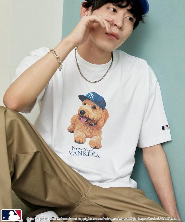 聯名 MLB 動物印花T恤
