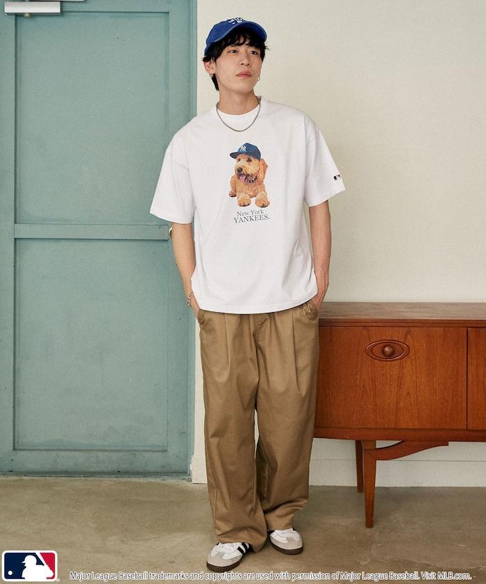 聯名 MLB 動物印花T恤