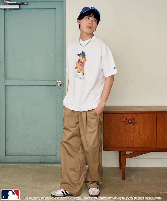 聯名 MLB 動物印花T恤