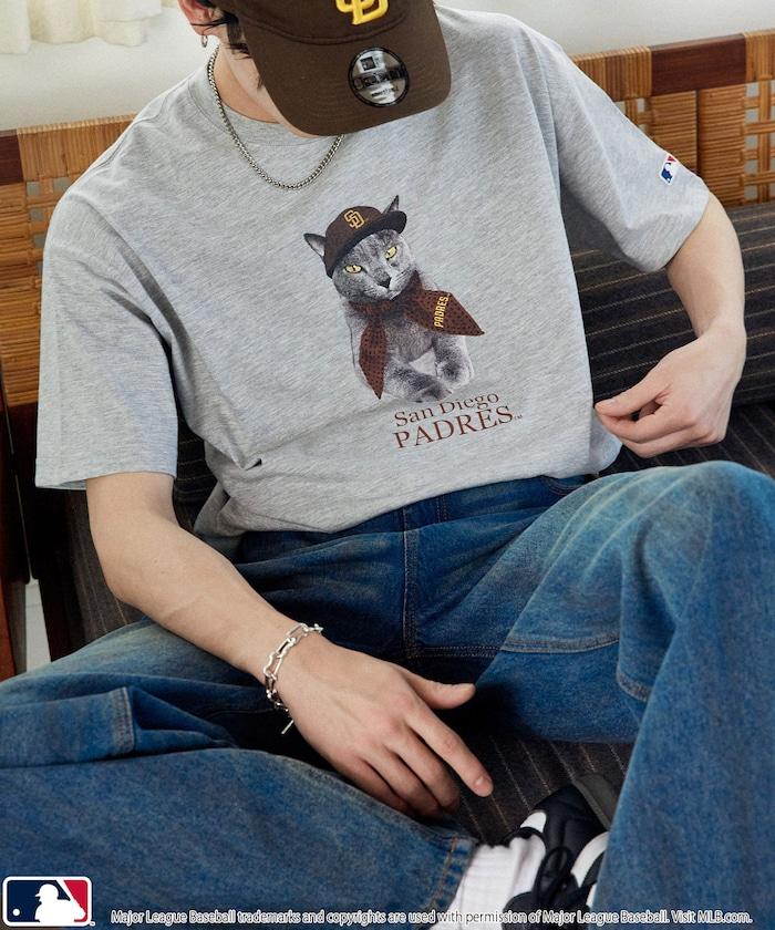 聯名 MLB 動物印花T恤