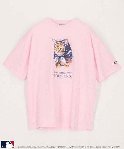 聯名 MLB 動物印花T恤