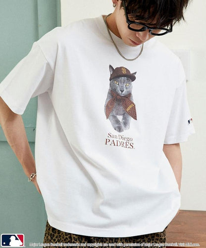 聯名 MLB 動物印花T恤