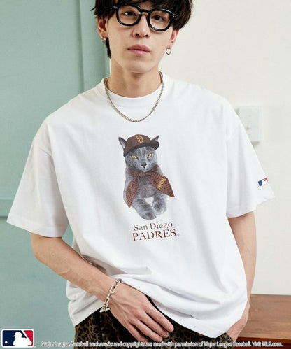 聯名 MLB 動物印花T恤