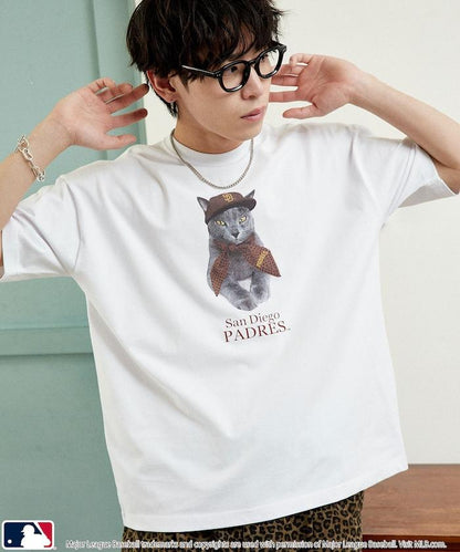 聯名 MLB 動物印花T恤