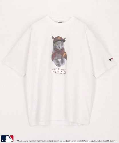 聯名 MLB 動物印花T恤