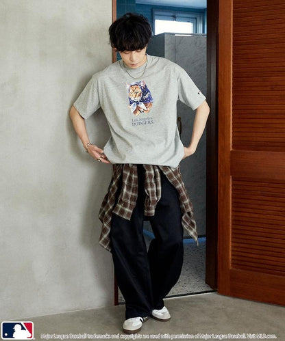 聯名 MLB 動物印花T恤