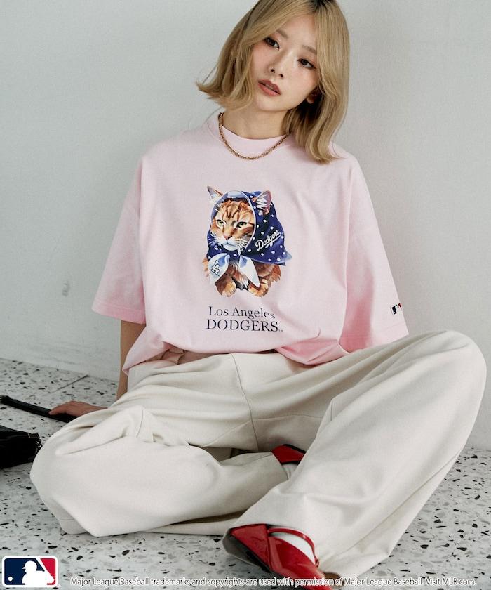 聯名 MLB 動物印花T恤