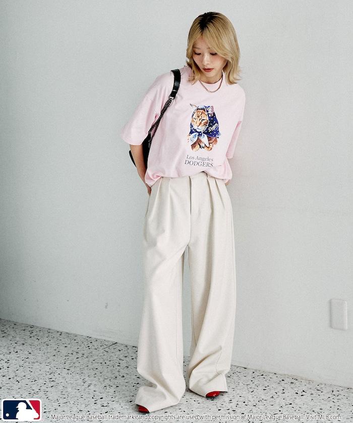 聯名 MLB 動物印花T恤