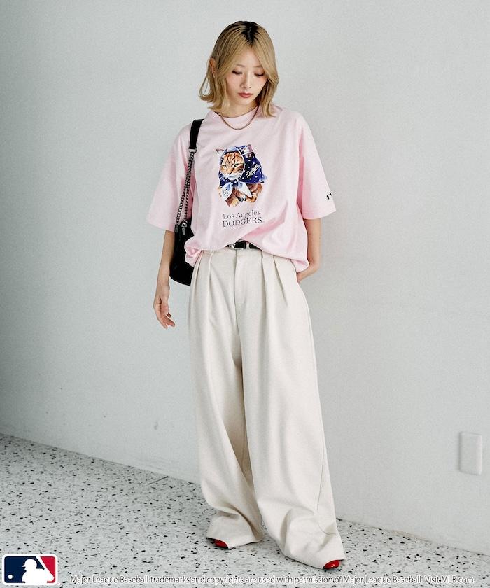 聯名 MLB 動物印花T恤