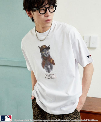聯名 MLB 動物印花T恤