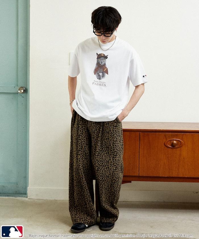 聯名 MLB 動物印花T恤