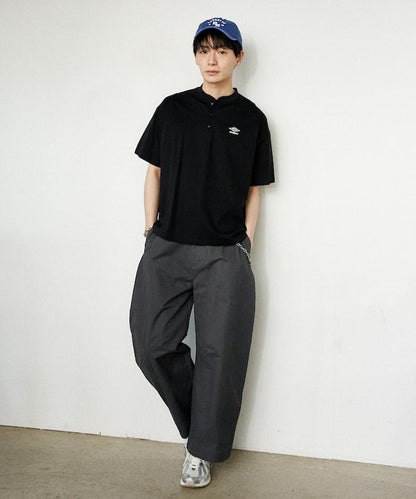 吸水速幹特別款 天竺面料 亨利領T恤