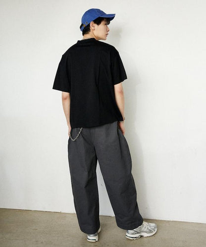 吸水速幹特別款 天竺面料 亨利領T恤