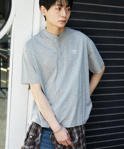 吸水速幹特別款 天竺面料 亨利領T恤