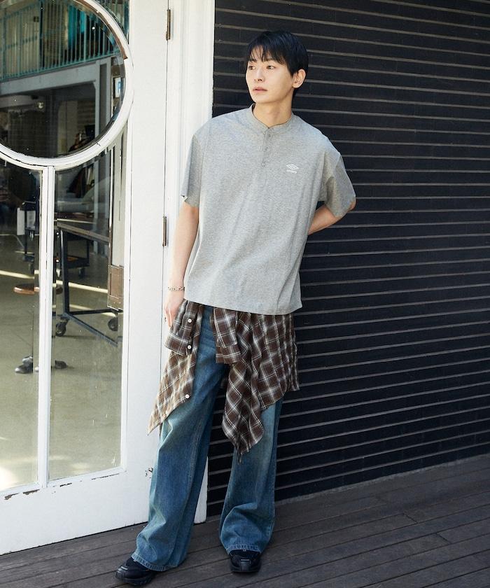 吸水速幹特別款 天竺面料 亨利領T恤