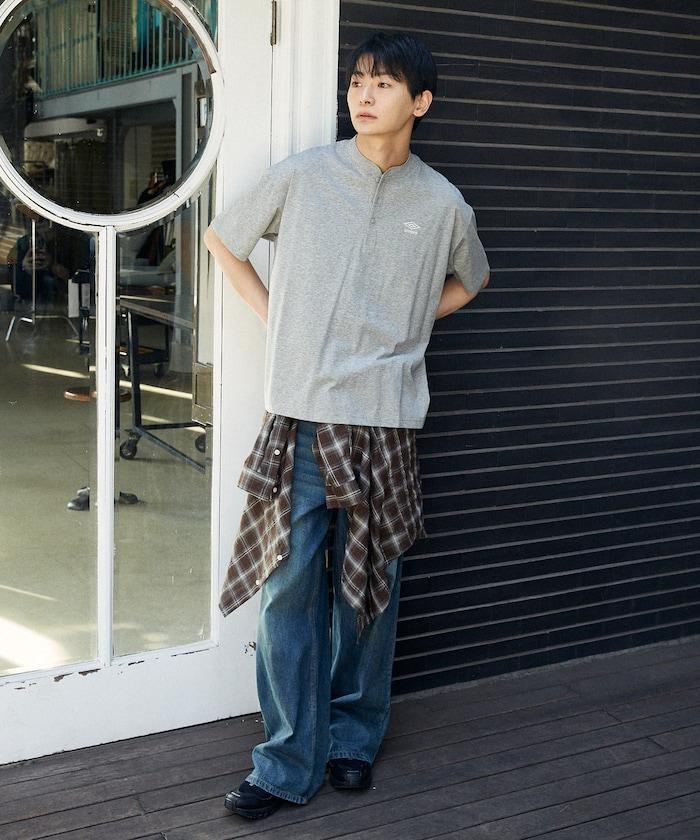 吸水速幹特別款 天竺面料 亨利領T恤