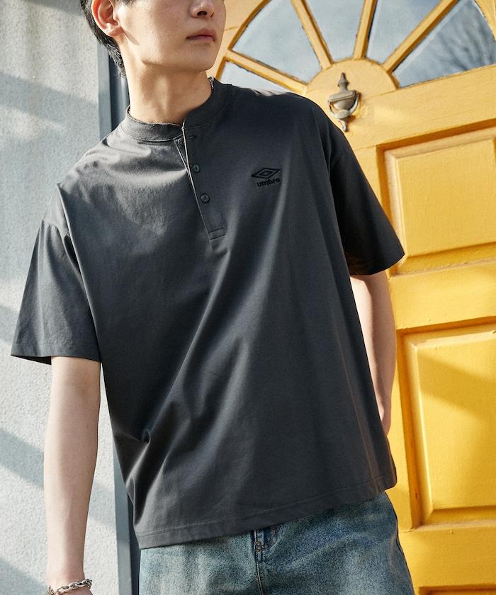 吸水速幹特別款 天竺面料 亨利領T恤