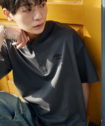 吸水速幹特別款 天竺面料 亨利領T恤