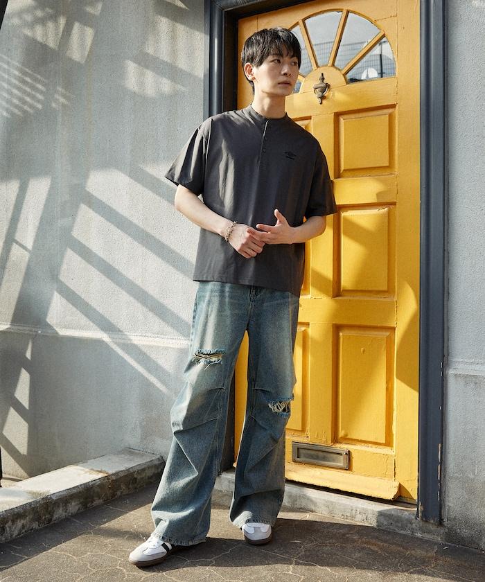 吸水速幹特別款 天竺面料 亨利領T恤