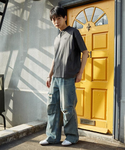 吸水速幹特別款 天竺面料 亨利領T恤