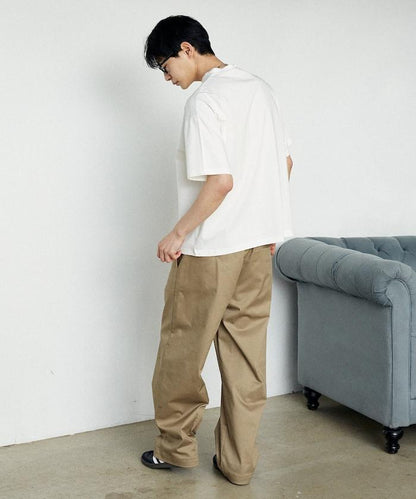 吸水速幹特別款 天竺面料 亨利領T恤