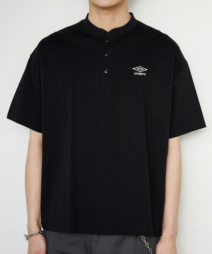 吸水速幹特別款 天竺面料 亨利領T恤