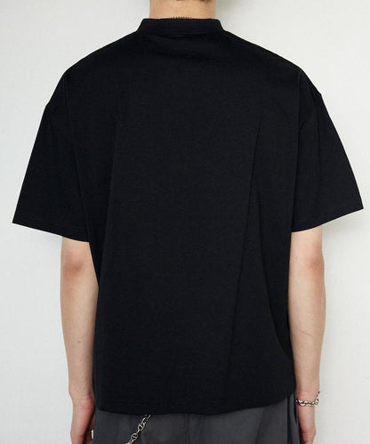 吸水速幹特別款 天竺面料 亨利領T恤